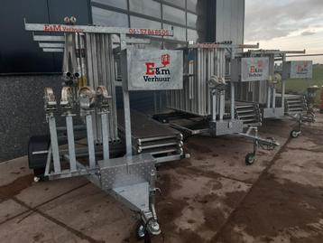 Te Huur ! Huren rolsteiger op aanhanger  beschikbaar voor biedingen