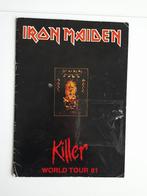 Iron Maiden tourbook Killer World tour 81 Di'Anno Killers, Gebruikt, Boek, Tijdschrift of Artikel, Verzenden