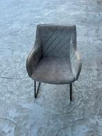 Eetkamerstoel Riviera Maison Velvet kleur Olive, Huis en Inrichting, Stoelen, Ophalen, Overige kleuren, Zo goed als nieuw, Stof