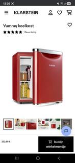 tafel koelkast van Klarstein. Rood, Ophalen, Minder dan 85 cm, 45 tot 60 cm, Met vriesvak