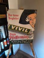 Emaille bord Vivil die foto's, Verzamelen, Ophalen of Verzenden, Gebruikt, Reclamebord