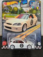 Hot Wheels Honda Civic Type R EK9 wit HotWheels Boulevard, Hobby en Vrije tijd, Modelauto's | Overige schalen, Verzenden, Nieuw