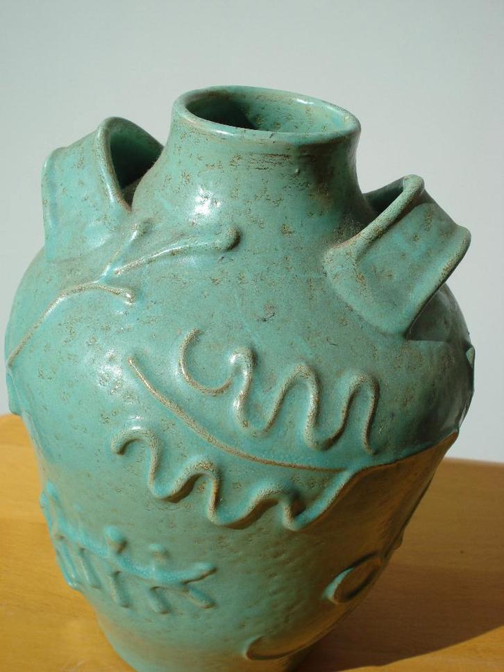 Erik Mornils NS NITTSJO Sweden c1950 vintage design vaas, Antiek en Kunst, Kunst | Designobjecten, Ophalen of Verzenden