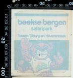 Sticker: Beekse Bergen - Safaripark (Ruitsticker), Verzamelen, Overige typen, Ophalen of Verzenden, Zo goed als nieuw
