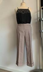 Essentiel Antwerp pantalon broek 7/8 zwart bruin beige 36/S, Verzenden, Beige, Zo goed als nieuw, Essentiel Antwerp