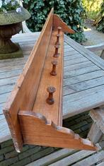 Franse brocante regaal regaalrek rek hout handmade kapstok, Antiek en Kunst, Curiosa en Brocante, Ophalen of Verzenden