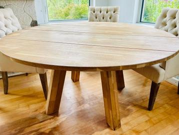 WOOOD Houten eettafel Rondha 150CM - Eikenhout Naturel tafel beschikbaar voor biedingen
