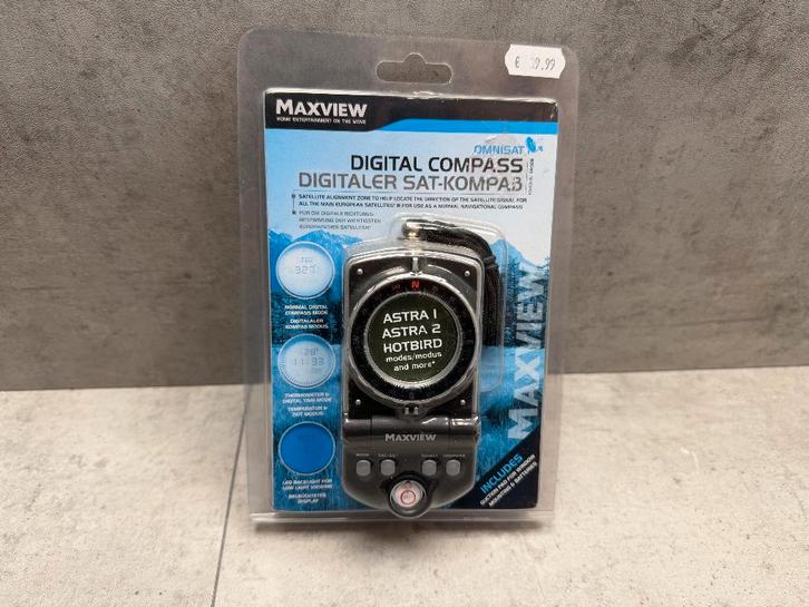 Maxview Digital Compass - Satellite Omnisat - NIEUW - C1265, Caravans en Kamperen, Kampeeraccessoires, Nieuw, Ophalen of Verzenden