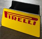 Emaille bandenstandaard Pirelli banden garage reclamebord, Reclamebord, Gebruikt, Ophalen of Verzenden