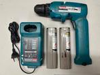 Makita 6095D 9.6V accuboormachine - 1 accu goed - DC1414F, Gebruikt, Variabele snelheid, Ophalen of Verzenden, Boor- en Schroefmachine