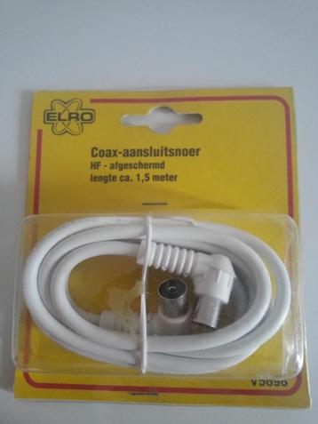 ELRO Coax-Aansluitsnoer 1,5 Meter [NIEUW] beschikbaar voor biedingen