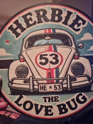 Mooi rond herbie bord van hout beschikbaar voor biedingen
