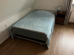 Retro stalen bed twijfelaar, Ophalen, Gebruikt, 190 cm of minder, Twijfelaar