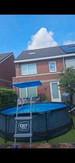 Zwembad Exit toys 300cm met zoutwatersysteem!, Tuin en Terras, Zwembaden, Ophalen, Minder dan 80 cm, Rond, 300 cm of meer