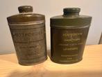 Oude militaire voetpoeder blikken, Ophalen of Verzenden, Overige soorten, Nederland, Overige typen