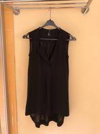zwarte mouwloze wat langere blouse H&M mt 34, Ophalen, H&M, Zwart, Zo goed als nieuw