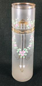 Antieke design Art Nouveau Jugendstill glazen kegelvaas, Antiek en Kunst, Antiek | Glas en Kristal, Verzenden