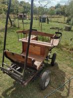 Leuke ponywagen / ponykar ( geremd), Dieren en Toebehoren, Rijtuigen en Koetsen, Zo goed als nieuw, Sulky, Pony