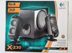 Logitech 2.1 Setje - X-230 - met originele doos, Audio, Tv en Foto, Luidsprekers, Ophalen of Verzenden