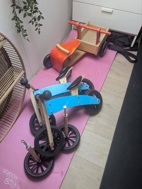 Bandits & Angels smart bike 4 in 1 blauw en loopbakfiets, Kinderen en Baby's, Speelgoed | Buiten | Voertuigen en Loopfietsen, Gebruikt