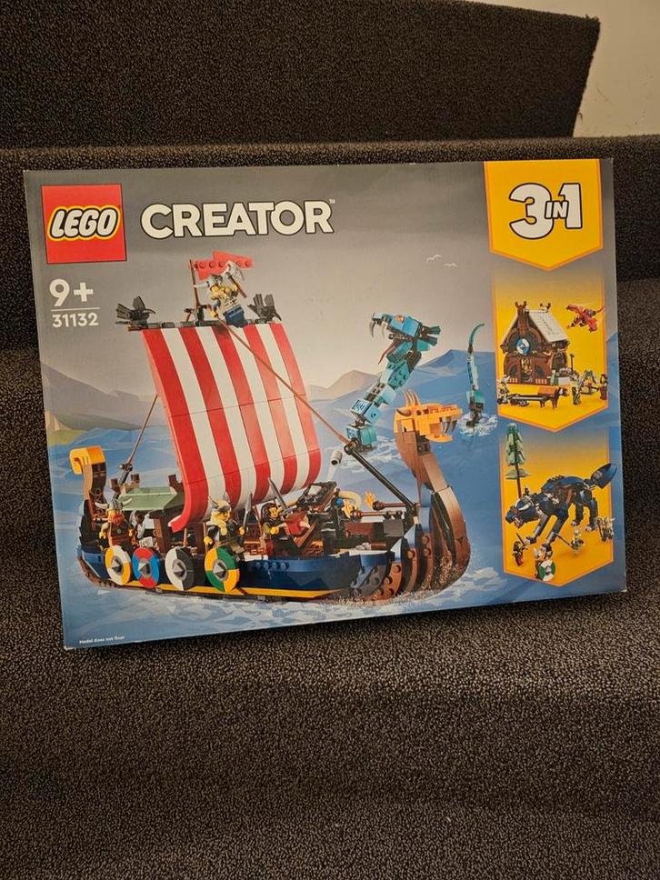 LEGO Creator 31132 Vikingschip en Midgaardslang - Nieuw!, Kinderen en Baby's, Speelgoed | Duplo en Lego, Nieuw, Lego, Complete set