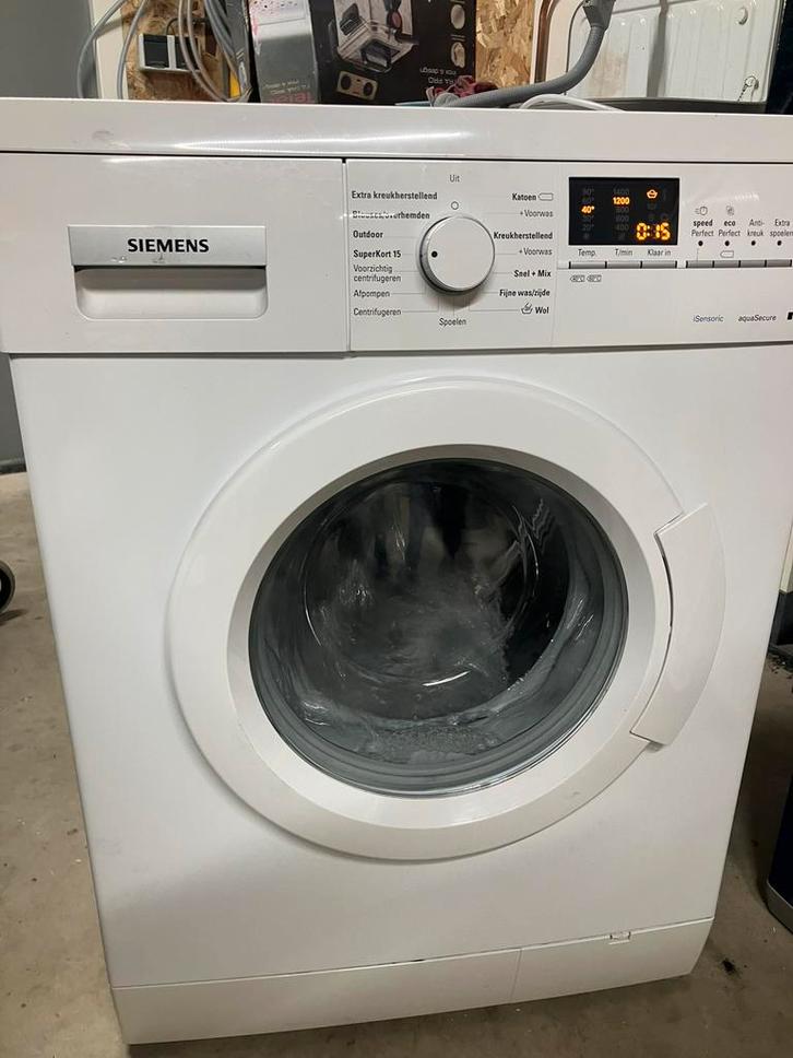Siemens IQ300 iSensoric wasmachine, Witgoed en Apparatuur, Wasmachines, Zo goed als nieuw, 8 tot 10 kg, 85 tot 90 cm, 1200 tot 1600 toeren