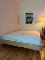 Bedframe + Ikea Hesseng matras 160x200, Ophalen, Gebruikt, Tweepersoons, Matras