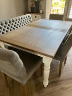 Complete eethoek met Richmond tafel en Olav Home stoelen, Huis en Inrichting, Complete eetkamers, Ophalen, Gebruikt, 4 tot 6 stoelen
