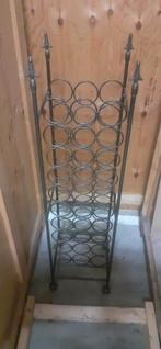 Metalen wijnrek voor 35 flessen, Ophalen of Verzenden, Zo goed als nieuw, 25 flessen of meer, Metaal