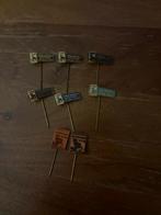 Vintage Langenberg's Katjes Drop Speldjes (7 stuks), Verzamelen, Speldjes, Pins en Buttons, Ophalen of Verzenden, Gebruikt, Merk