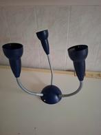 Blauwe buigbare plafond lamp., Ophalen of Verzenden, Zo goed als nieuw