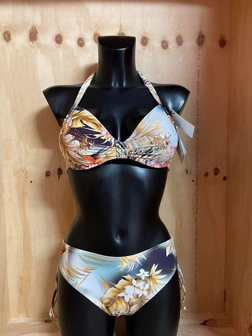 Twinset halter bikini 85d slip 42 arancia rossa, Kleding | Dames, Badmode en Zwemkleding, Nieuw, Bikini, Overige kleuren, Verzenden