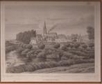 Doesburg - Doesborgh Staalgravure G. Heisinger.1862. Terwen, Antiek en Kunst, Ophalen of Verzenden