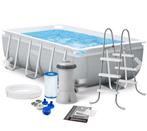 Intex Zwembad 400x200x122 + zandfilterpomp + extra's, Ophalen, Gebruikt, 200 tot 300 cm, 80 tot 120 cm
