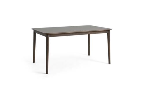 Eettafel incl. 4 eetstoelen Dark oak/Grey, Huis en Inrichting, Tafels | Eettafels, Nieuw, 50 tot 100 cm, 150 tot 200 cm, Vier personen
