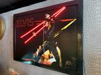 Elvis Presley LED Canvas - Croco Lijst - 120x80cm, Marlons, Vlaardingen, Marlonsmeubels@hotmail.com, Nieuw