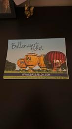 4x cadeaubon ballonvaart van Bas ballonvaarten., Drie personen of meer, Cadeaubon, Overige typen