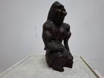 mooi handgemaakt  beeld van gorilla, Verzamelen, Beelden en Beeldjes, Ophalen of Verzenden, Zo goed als nieuw, Dier