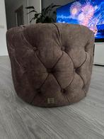 Poef d58 x h42 cm zo goed als niuew, Ophalen of Verzenden, Zo goed als nieuw, Rond, Minder dan 50 cm