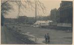 449W fotokaart Rotterdam, aanvang bouw De Bijenkorf mei 1929, Verzamelen, Ansichtkaarten | Nederland, Zuid-Holland, Ongelopen