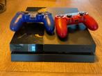 PS4 console 500GB, 2 controllers en spellen, Ophalen, Met 2 controllers, Slim, 500 GB