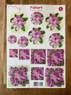 Knipvel Foliart piramide - bloemen, Ophalen of Verzenden, Nieuw, Natuur, Knipvel