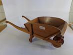 Vintage look houten kruiwagen., Ophalen, Gebruikt, Minder dan 60 cm, Rond