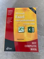 Microsoft Excel voor Professionals handboek - Wim de Groot, Boeken, Ophalen of Verzenden, Zo goed als nieuw