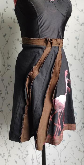 ISABEL DE PEDRO Linnen Rokje met Flamingo-Print maat 44 beschikbaar voor biedingen