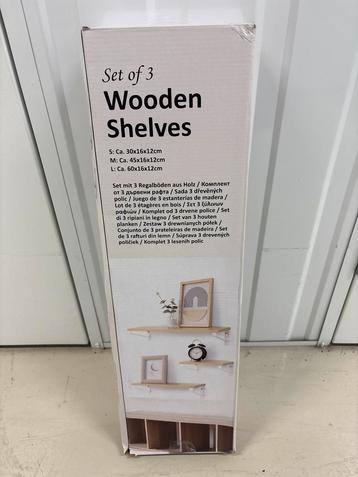 Nieuwe Wandplanken Set van 3 beschikbaar voor biedingen