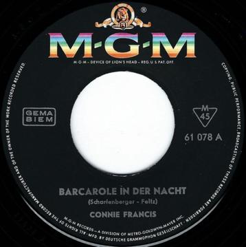 Connie Francis - Barcarole in der Nacht (Single) beschikbaar voor biedingen