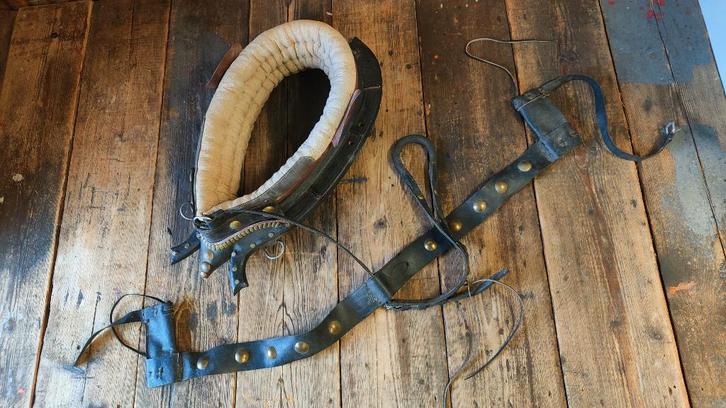 Oude Antieke Paardenhaam Paardenharnas Paardentuig, Dieren en Toebehoren, Paarden en Pony's | Hoofdstellen en Tuigage, Gebruikt