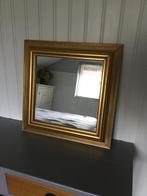 Mooie goud kleurige spiegel, Minder dan 100 cm, Ophalen of Verzenden, Zo goed als nieuw, 50 tot 75 cm