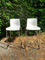 Twee barkrukken, Ophalen, Gebruikt, 60 tot 90 cm, Metaal